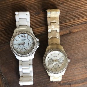 2 Fossil watches